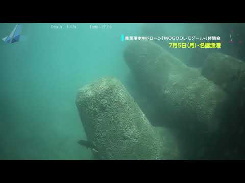 産業用水中ドローン「MOGOOL-モグール-体験会」in沖縄